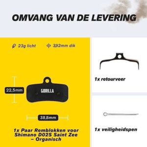 Klocki hamulcowe shimano D02S