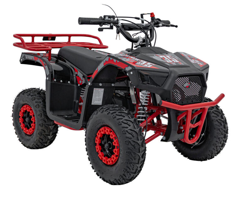 Quad spalinowy SIRIUS 49cc czerwony ATV dziecięcy prędkość do 35 km/h