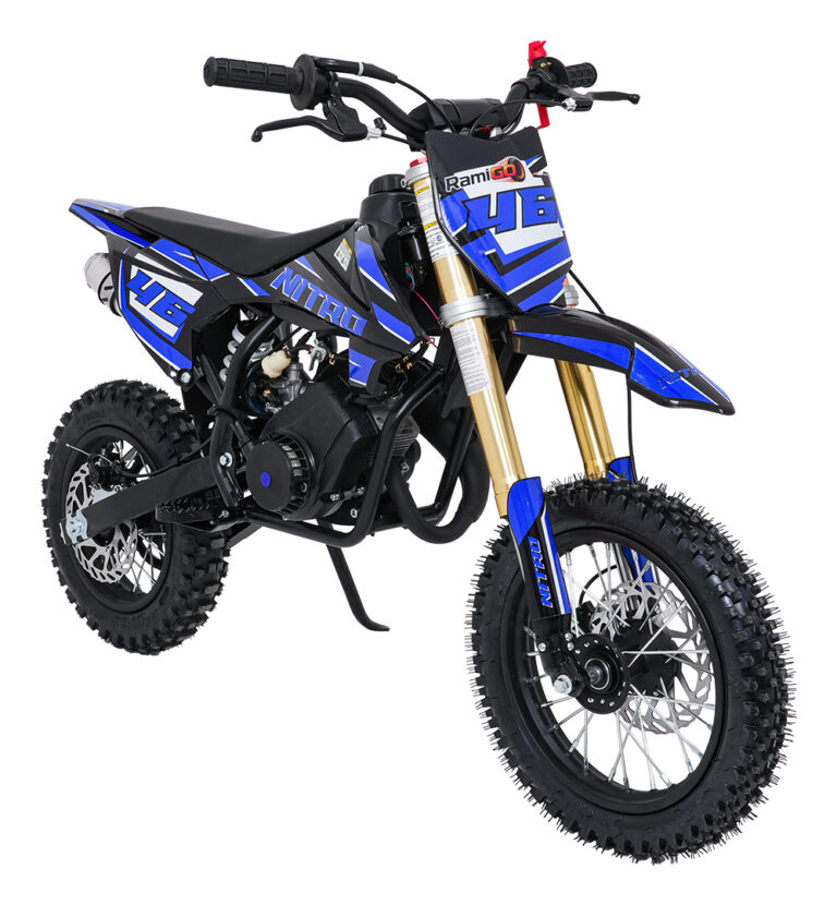 NITRO Motor Spalinowy 60cc Mini Cross Niebieski do 50 km/h