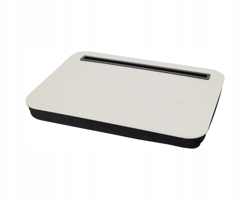 STOLIK PODUSZKA PODKŁADKA POD LAPTOP TABLET NA KOLANA Biała 39x29cm