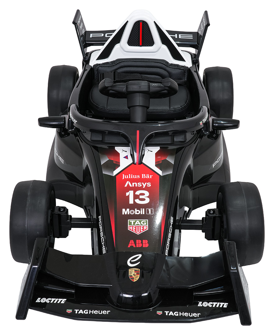 Elektryczny bolid dziecięcy Porsche Formula E 12V, czerwony, z pilotem 2,4 GHz – zdjęcie 10