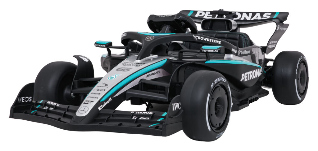 Elektryczny bolid dla dzieci AMG Petronas F1, czarny, 12 V, z pilotem 2,4 GHz