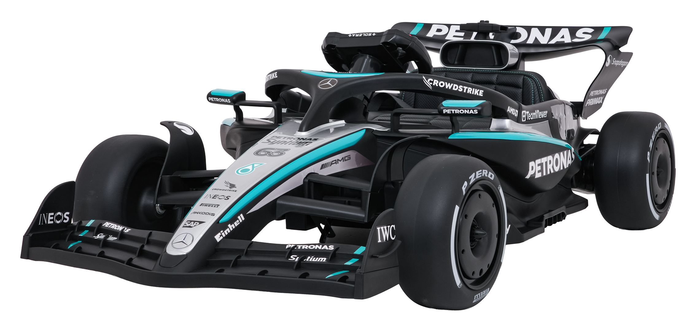 Elektryczny bolid dla dzieci AMG Petronas F1, czarny, 12 V, z pilotem 2,4 GHz