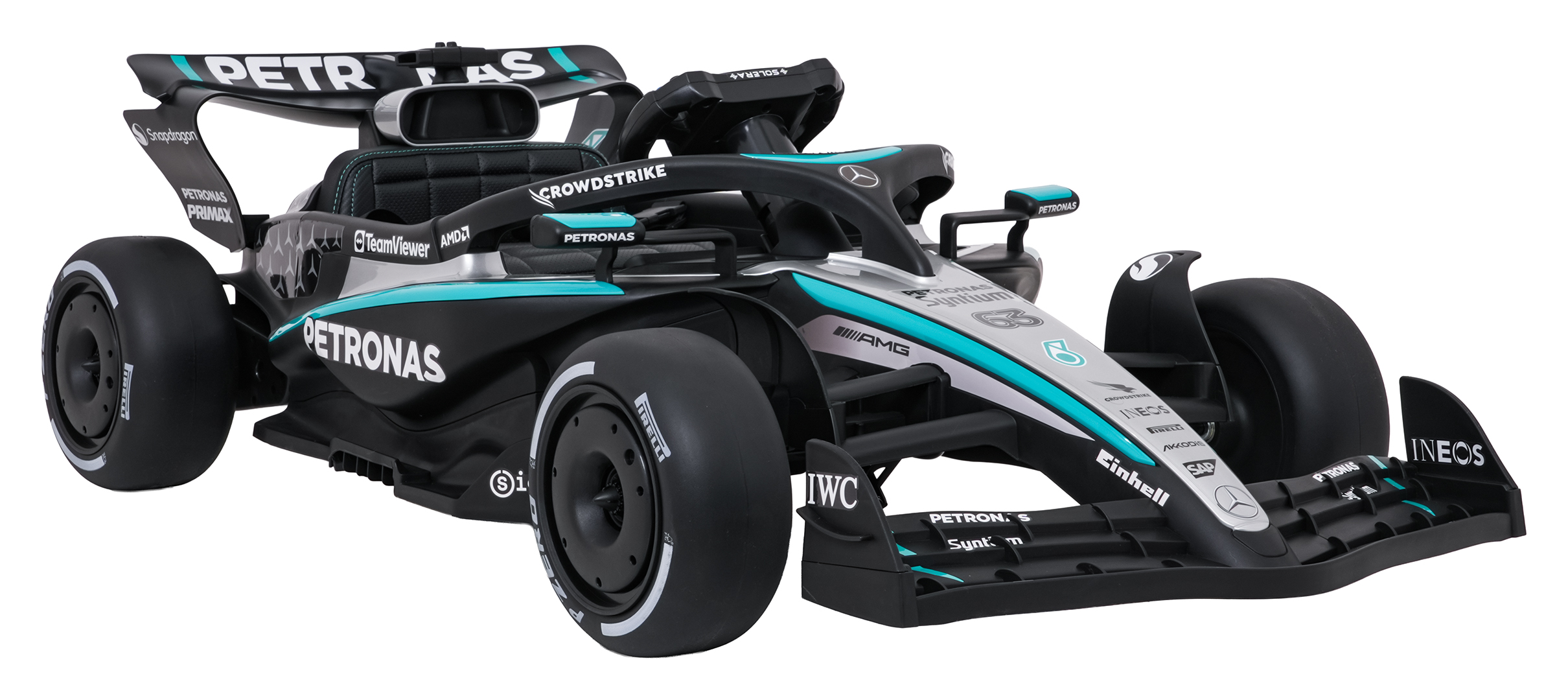 Elektryczny bolid dla dzieci AMG Petronas F1, czarny, 12 V, z pilotem 2,4 GHz – zdjęcie 3