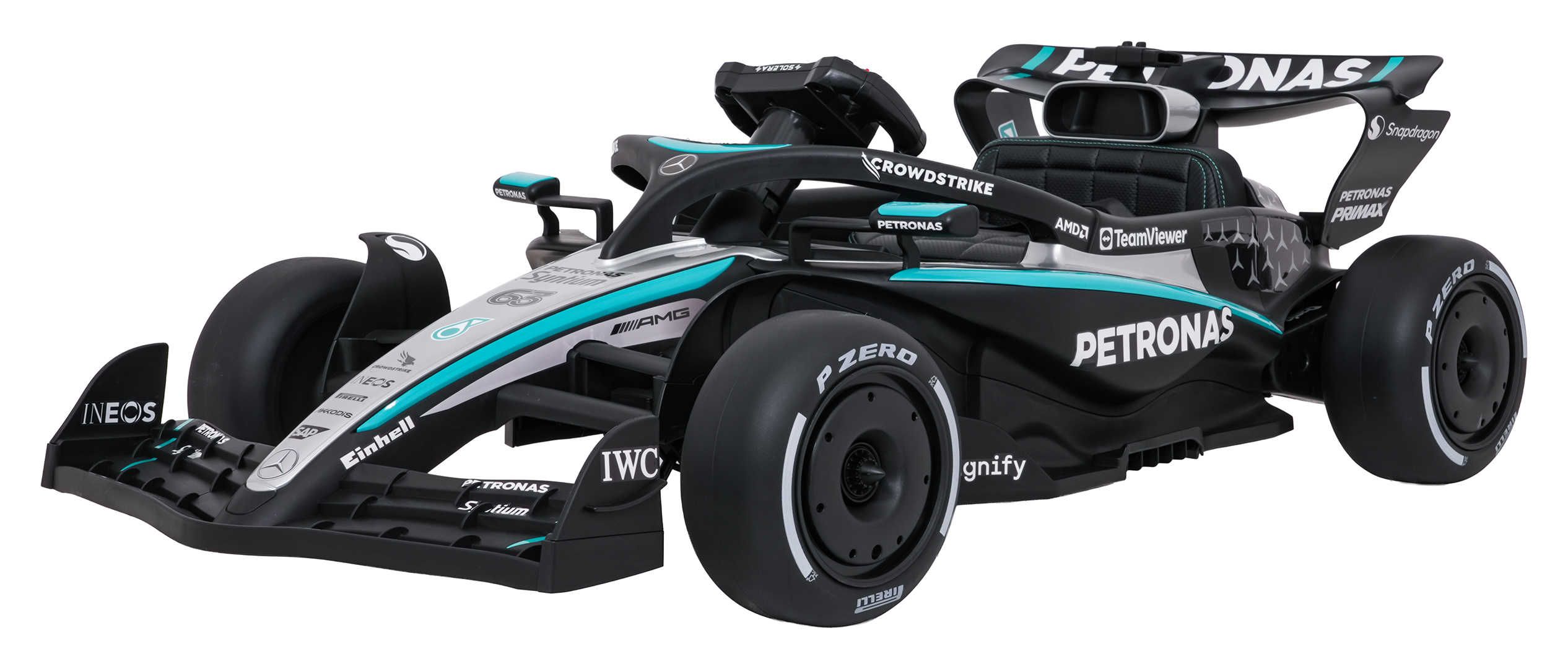 Elektryczny bolid dla dzieci AMG Petronas F1, czarny, 12 V, z pilotem 2,4 GHz – zdjęcie 5