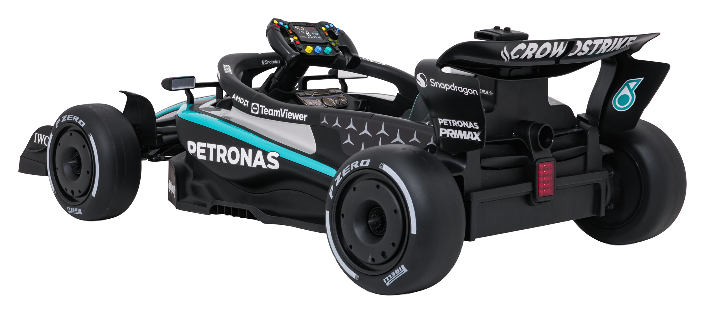 Elektryczny bolid dla dzieci AMG Petronas F1, czarny, 12 V, z pilotem 2,4 GHz – zdjęcie 8