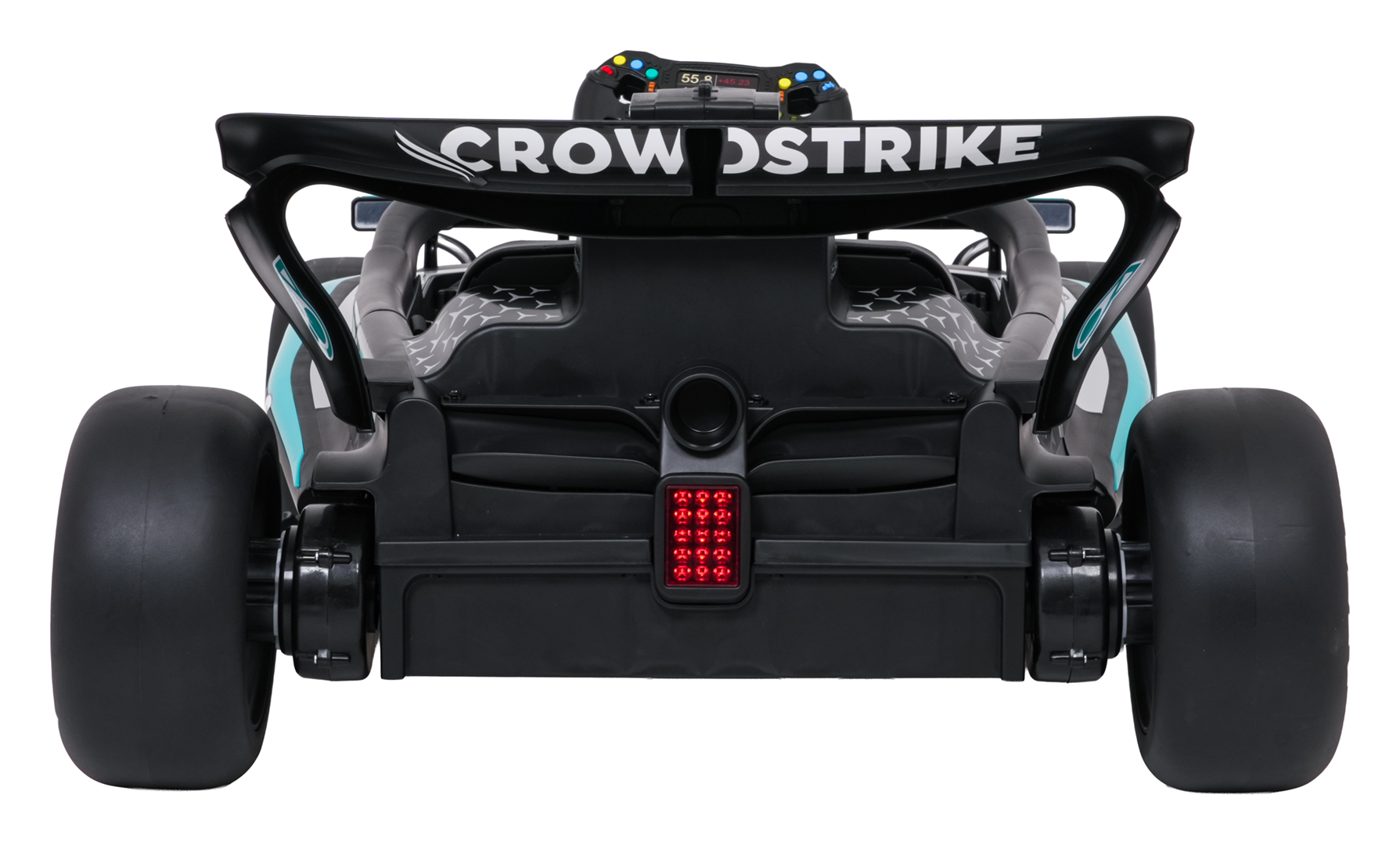 Elektryczny bolid dla dzieci AMG Petronas F1, czarny, 12 V, z pilotem 2,4 GHz – zdjęcie 9