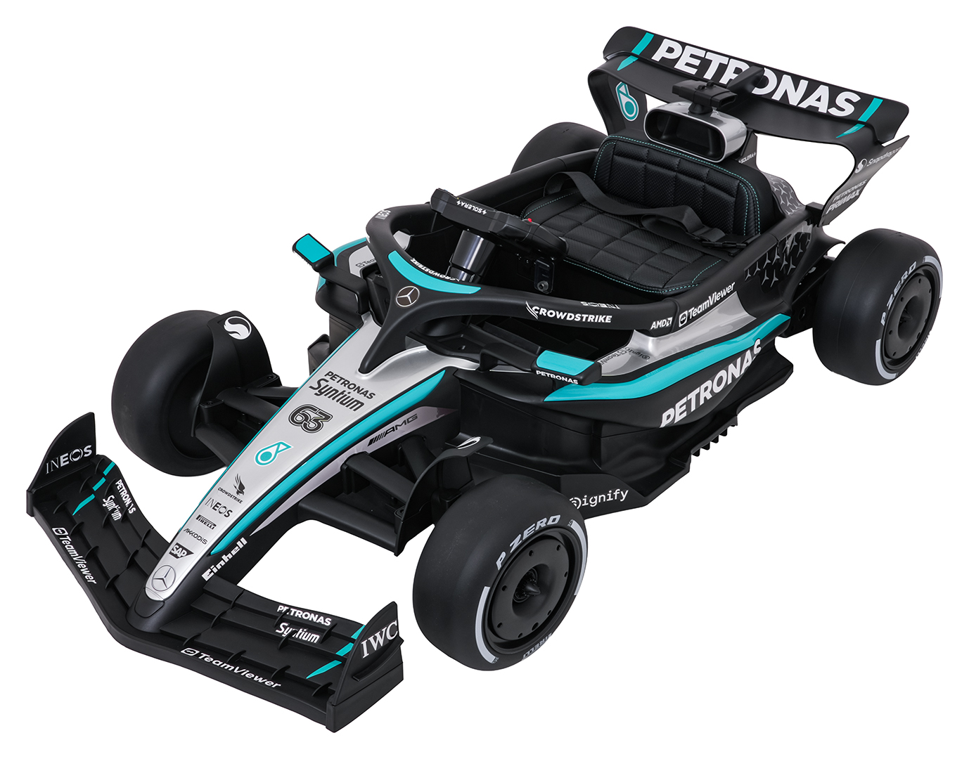 Elektryczny bolid dla dzieci AMG Petronas F1, czarny, 12 V, z pilotem 2,4 GHz – zdjęcie 13