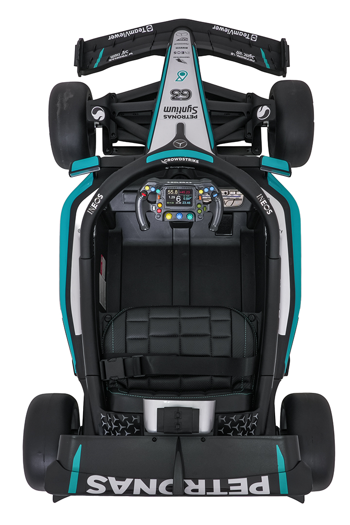 Elektryczny bolid dla dzieci AMG Petronas F1, czarny, 12 V, z pilotem 2,4 GHz – zdjęcie 14