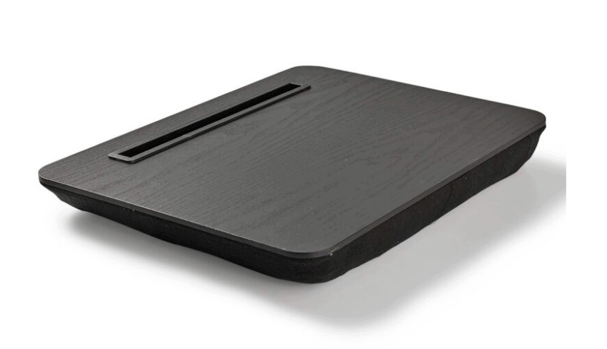 STOLIK PODUSZKA PODKŁADKA POD LAPTOP TABLET NA KOLANA CZARNA 39x29cm